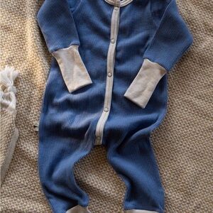 Organic Waffle Onesie -3-5T